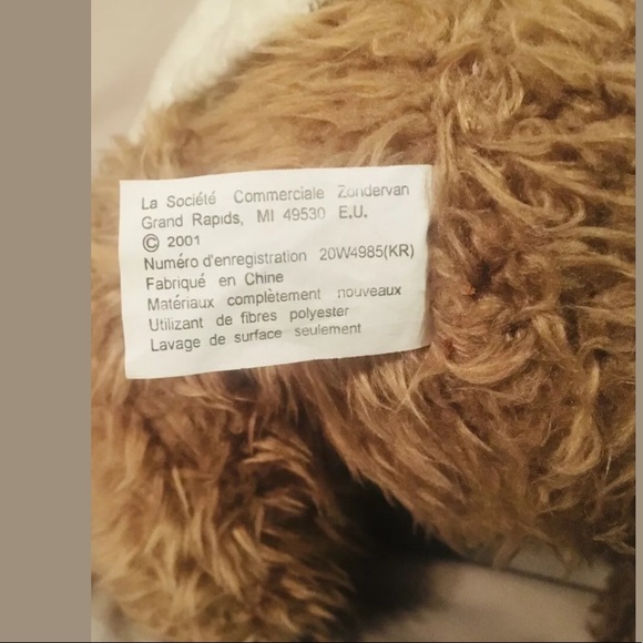 Vintage Teddy Bear with small book of Scriptures - Picture 7 of 10